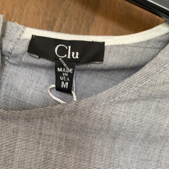 Clu blouse with ruffle sleeves 100% cotton top size M - Picture 7 of 16